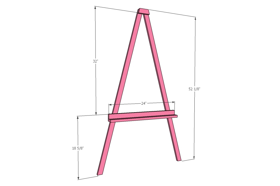 Easy Leaning Kids Art Easel Ana White